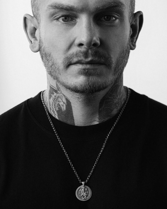 Srebrny wisiorek Znak zodiaku - STRZELEC Zawieszka Męska Srebro Próba 925