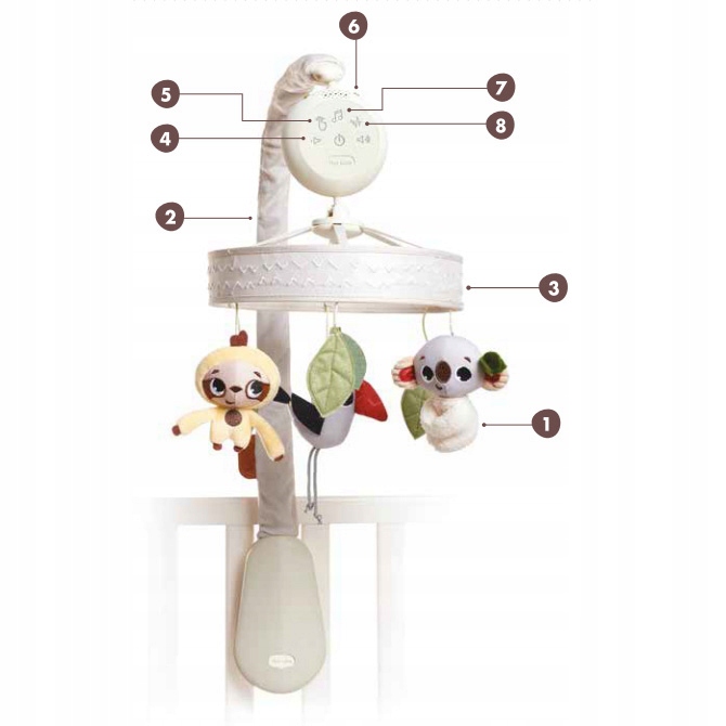 TINY LOVE Karuzela do łóżeczka BOHO CHIC