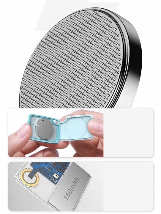 BASEUS MINI LOKALIZATOR BLUETOOTH GPS DO KLUCZY BRELOK DLA DZIECI APLIKACJA