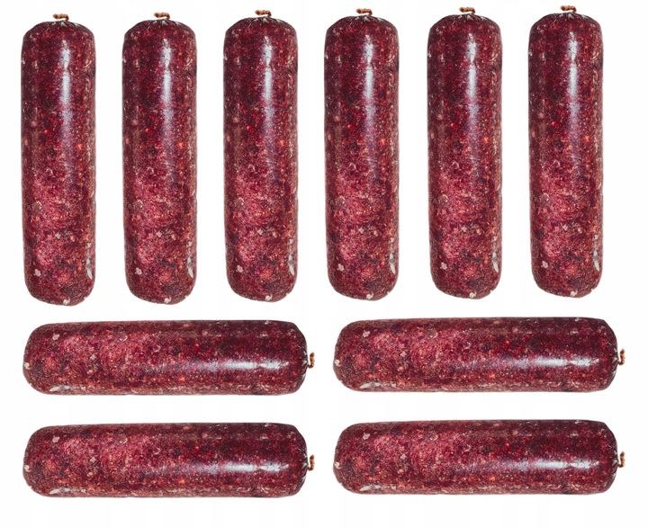 MIĘSO MROŻONE DLA PSA WOŁOWE BEZ KOŚCI BATON WOŁOWY 100% BARF 10KG KARMA