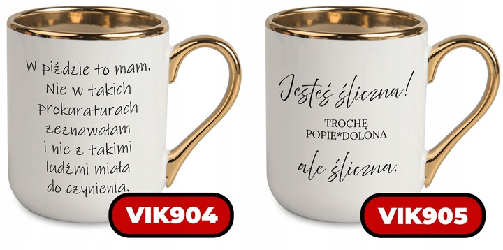 KUBEK ELEGANT PREZENT DLA KOLEŻANKI KOLEGI DO PRACY JESTEŚ ŚLICZNA WZORY