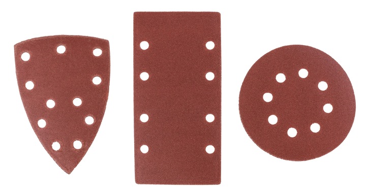 SZLIFIERKA MIMOŚRODOWA OSCYLACYJNA 125mm 1300W 3W1 3 PADY REGULACJA 6 x PAP