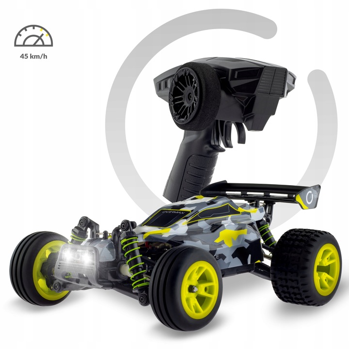 Auto Zdalnie Sterowane RC 1:18 DUŻE TERENOWE 4x4 30 min 850mAh x2 PROMOCJA