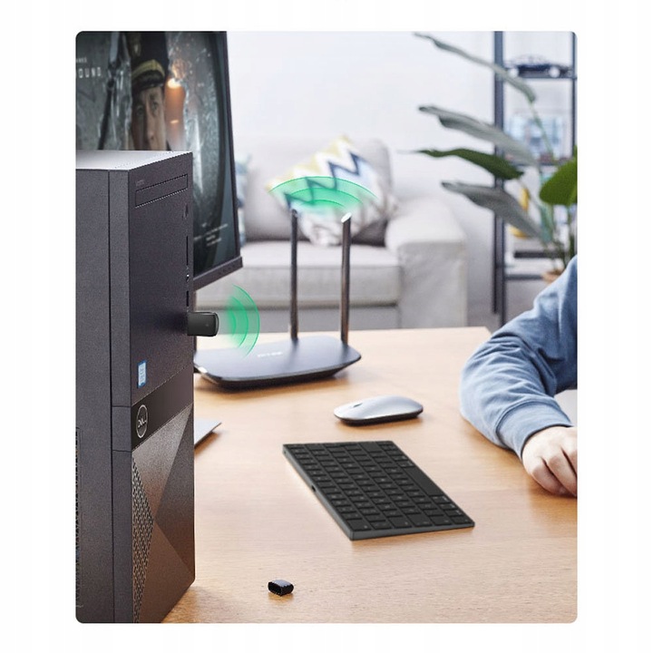 UGREEN ZEWNĘTRZNA KARTA SIECIOWA USB WIFI ADAPTER DO WINDOWS LINUX MACOS