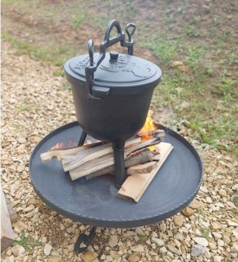 Kociołek Myśliwski 11 Lit. EMALIA Żeliwny GARNEK na OGNISKO Emaliowany