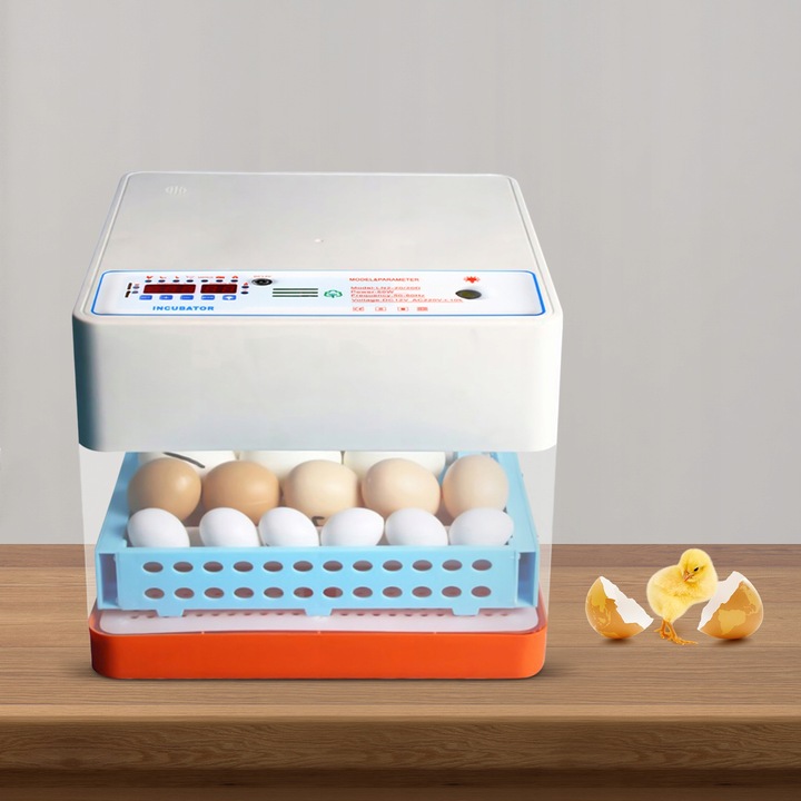 24-rolkowy inteligentny inkubator do jaj, automatyczny obrotowy inkubator