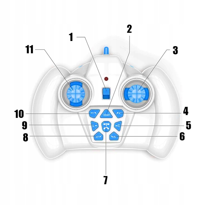 Samochód RC 4x4 drift auto zdalnie sterowane LED pilot gesty kaskaderskie