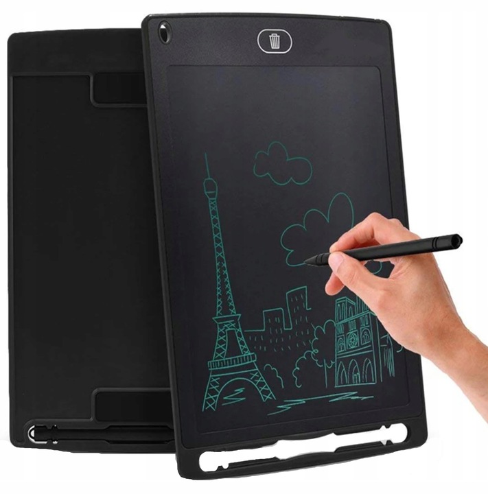 DUŻY TABLET GRAFICZNY DO RYSOWANIA RYSIK ZNIKOPIS TABLICA NOTATNIK LCD