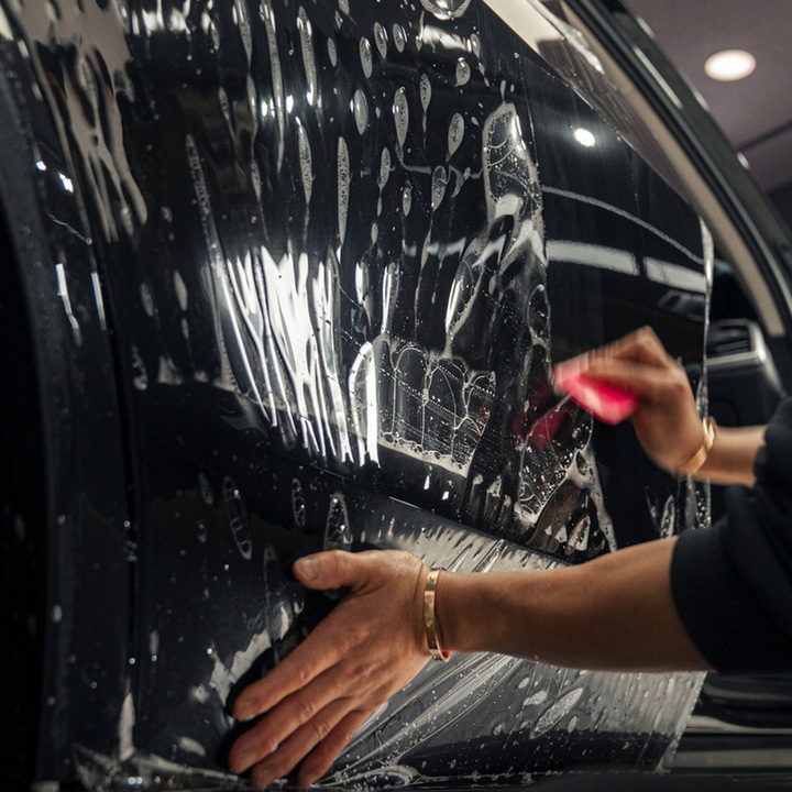 Folia Ochronna PPF Bezbarwna Samoprzylepna Gruba Na Stół Samochód Rower