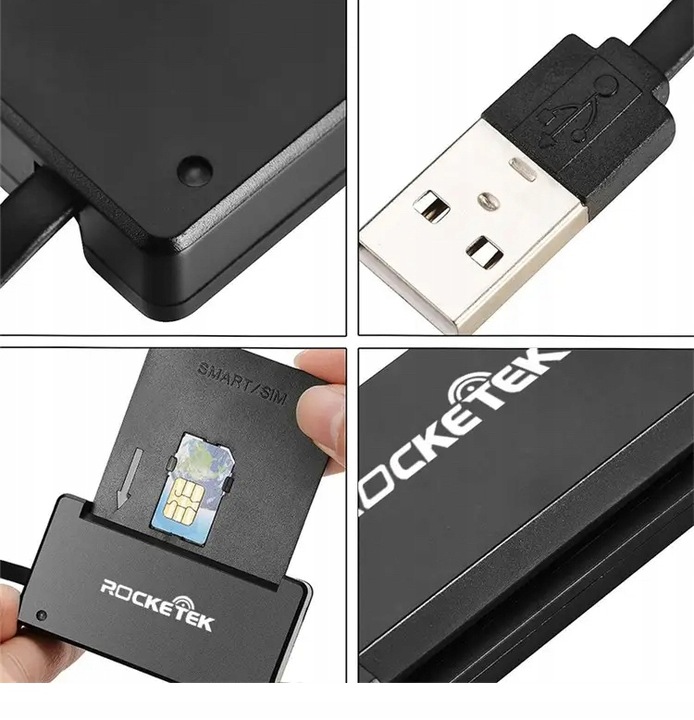 Czytnik Kart Kierowców | USB-A | USB-C | Micro-USB |