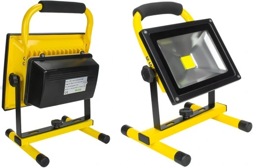 HALOGEN ROBOCZY REFLEKTOR NAŚWIETLACZ LED Z AKUMULATOREM PRZENOŚNY IP65 30W