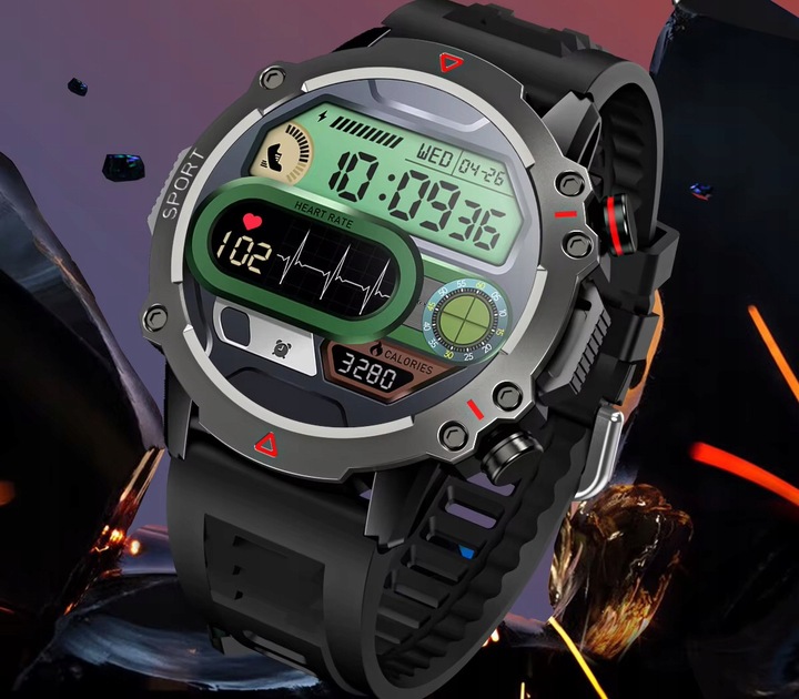 Smartwatch Dla Młodzieży Rozmowy Bluetooth Sport Pulsometr PL Menu
