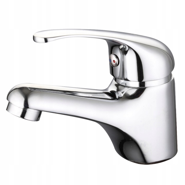 NISKA BATERIA UMYWALKOWA STOJĄCA CHROM/SREBRNY JEDNOUCHWYTOWA HIT