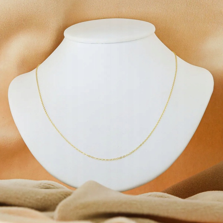 Złoty łańcuszek pełny rolo 45 cm złoto pr. 333