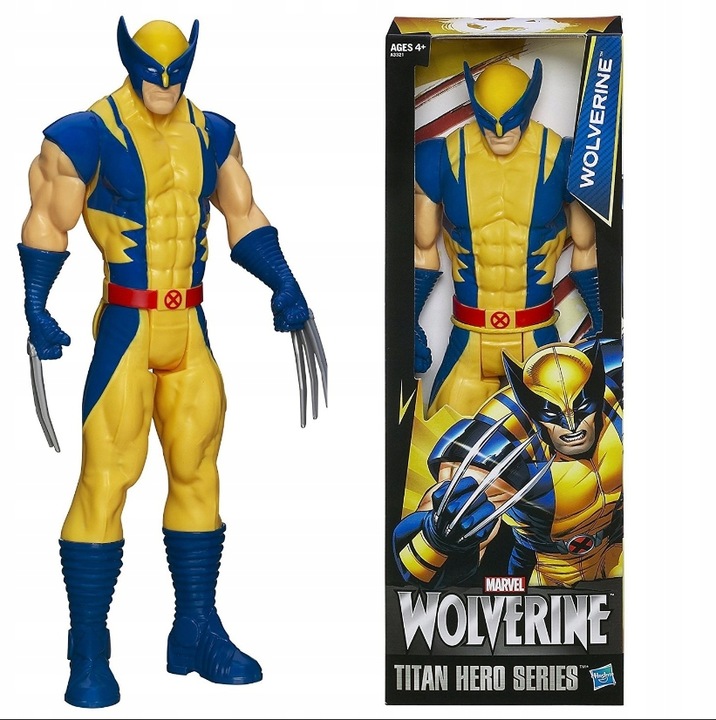 HASBRO WOLVERINE RUCHOMA FIGURKA 30cm X-MAN MARVEL A3321 seria TITAN HERO