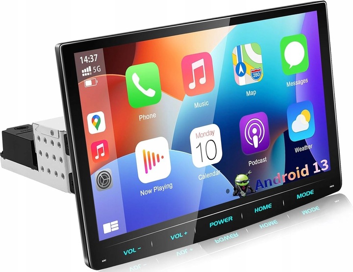 ANDROID RADIO SAMOCHODOWE URVOLAX 1-DIN 10,1'' GPS WI-FI MIRROR LINK 2/32GB