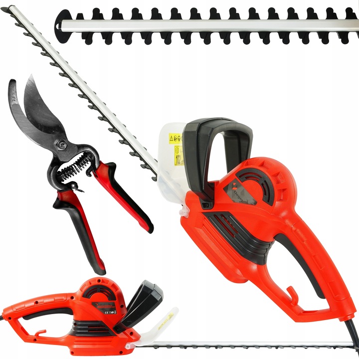 ELEKTRYCZNE NOŻYCE DO ŻYWOPŁOTU KRZEWÓW GAŁĘZI SEKATOR 61CM 680W OSTRE!!