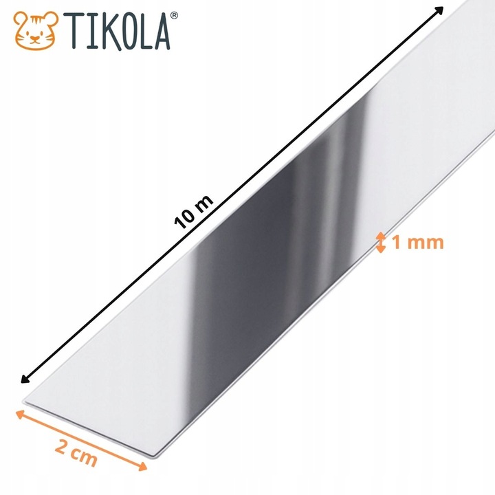 Listwa ozdobna dekoracyjna srebrna na ścianę do mebli samoprzylepna ścienna