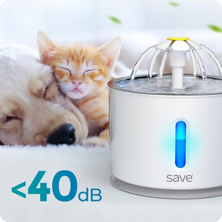 FONTANNA POIDEŁKO DLA KOTA PSA MISKA AUTOMATYCZNE POIDŁO + FILTR CICHA