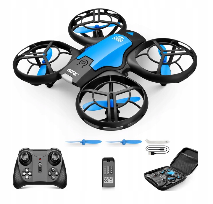 MINI DRON QUADROCOPTER TURBO AKROBACJE FUTERAŁ AKUMULATOR OSŁONY DLA DZIECI