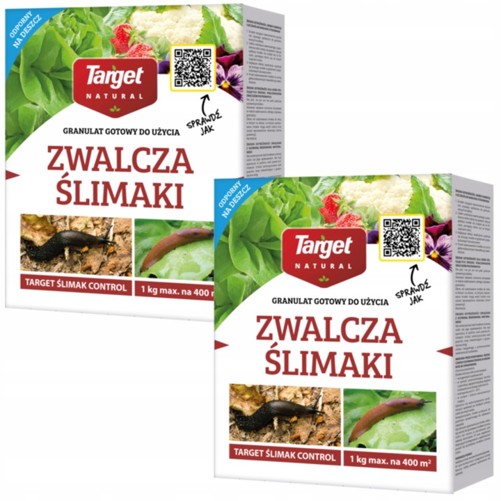 Ślimak Control Target zwalcza ślimaki trutka na ślimaki bezpieczna 2kg