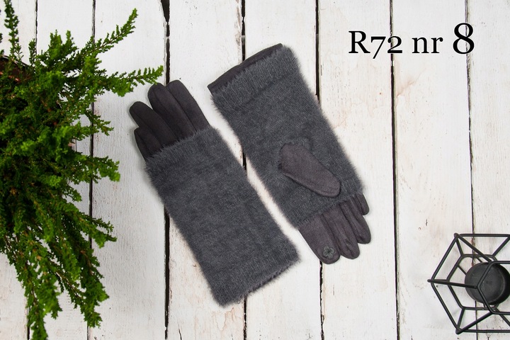 RĘKAWICZKI damskie DOTYKOWE ocieplane ALPAKA zimowe DUŻO KOLORÓW