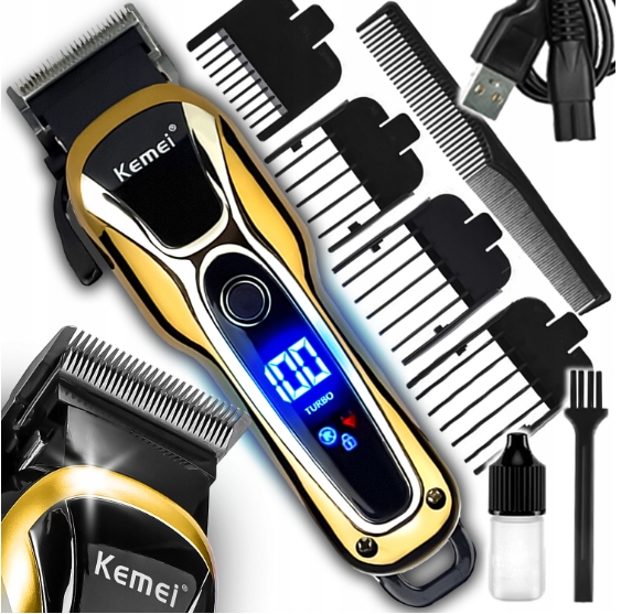 PROFESJONALNA BEZPRZEWODOWA MASZYNKA DO GOLENIA TRYMER DO WŁOSÓW BRODY 2024