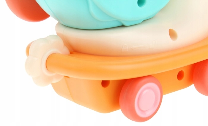 Ślimak Sensoryczny Jeżdżący 4w1 Spinner z Przyssawką dla Dzieci