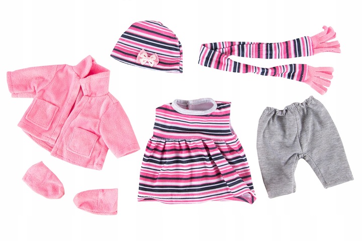 LALKA INTERAKTYWNA BOBAS KINDERPLAY MÓWI ŚMIEJE SIĘ PŁACZE UBRANKA