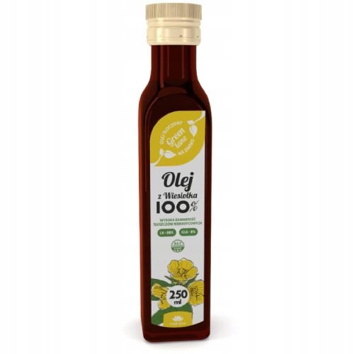 Tabfarm Olej z wiesiołka 100% tłoczony za zimno, kwasy omega-6, 250ml