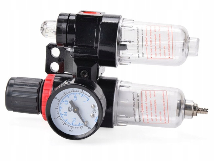 ODWADNIACZ FILTR POWIETRZA REDUKTOR NAOLEJACZ 1/4