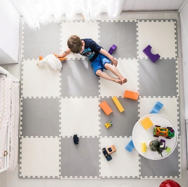 DUŻE PUZZLE PIANKOWE MATA PIANKOWA 180x180 9 SZT.