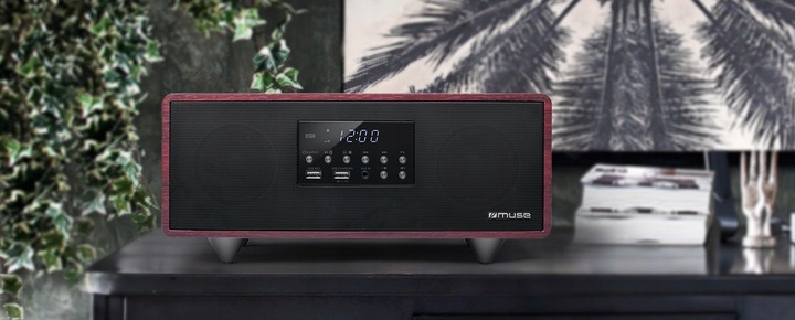 GŁOŚNIK BLUETOOTH 40W BAS USB RADIO FM PLL WYŚWIETLACZ LED MUSE M-630 DWT