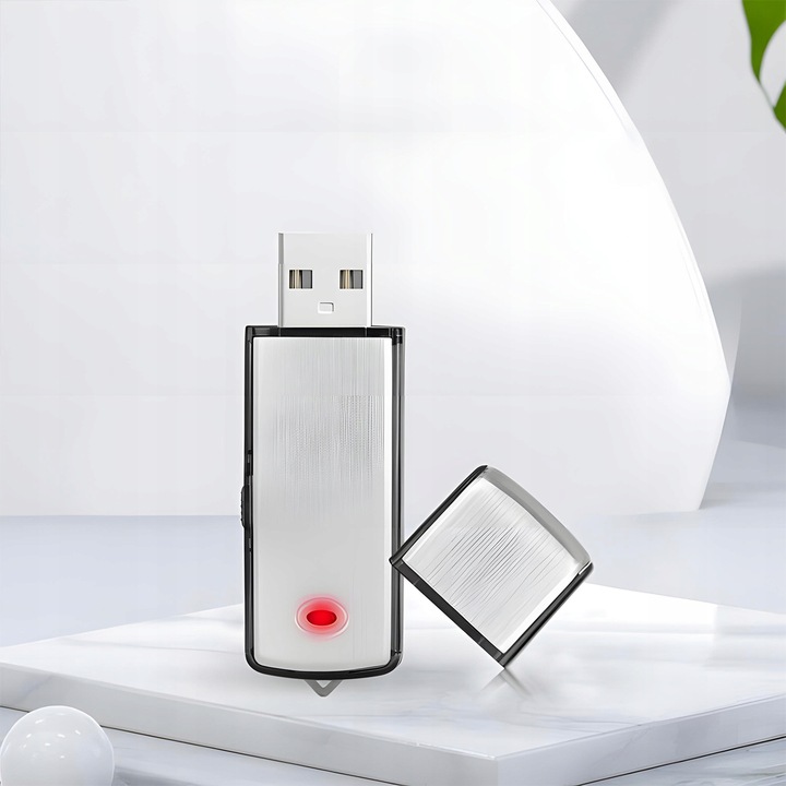 Mini Dyktafon szpiegowski podsłuch PENDRIVE ukryty rejestrator głosu USB