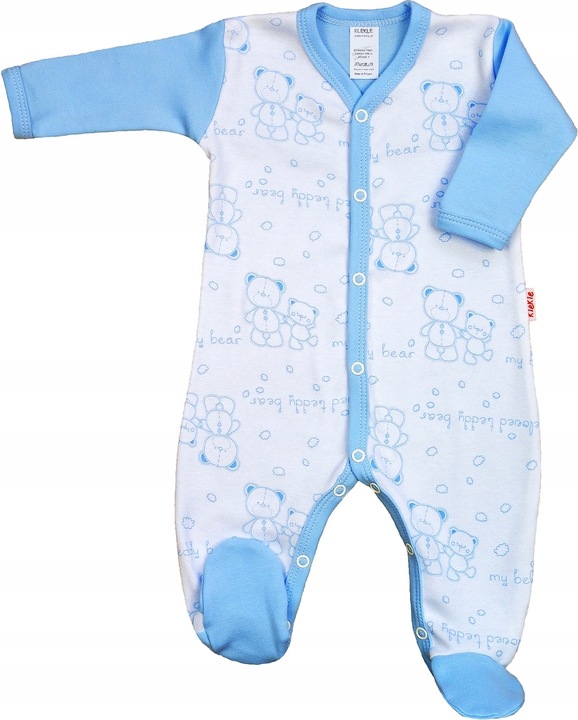 PAJAC pajacyk 2PAK KLEKLE r 74 Misie Błękit Auta