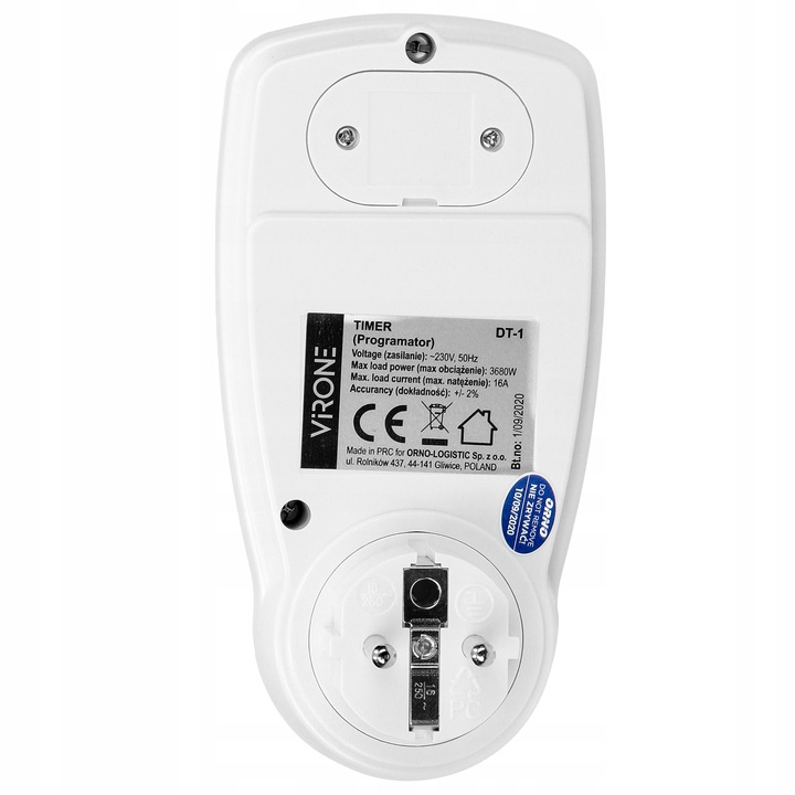 PROGRAMATOR CZASOWY WŁĄCZNIK WYŁĄCZNIK CYFROWY TIMER LCD HARMONOGRAM 7 DNI