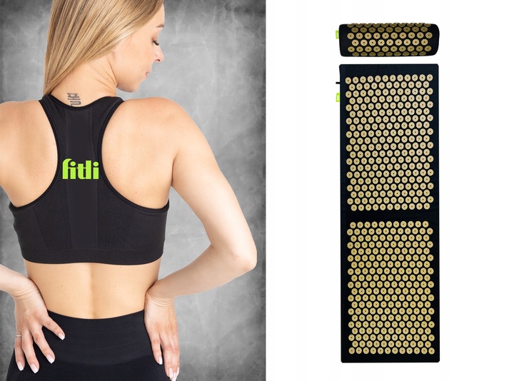 MATA ZDROWOTNA DO AKUPRESURY Z KOLCAMI + PODUSZKA