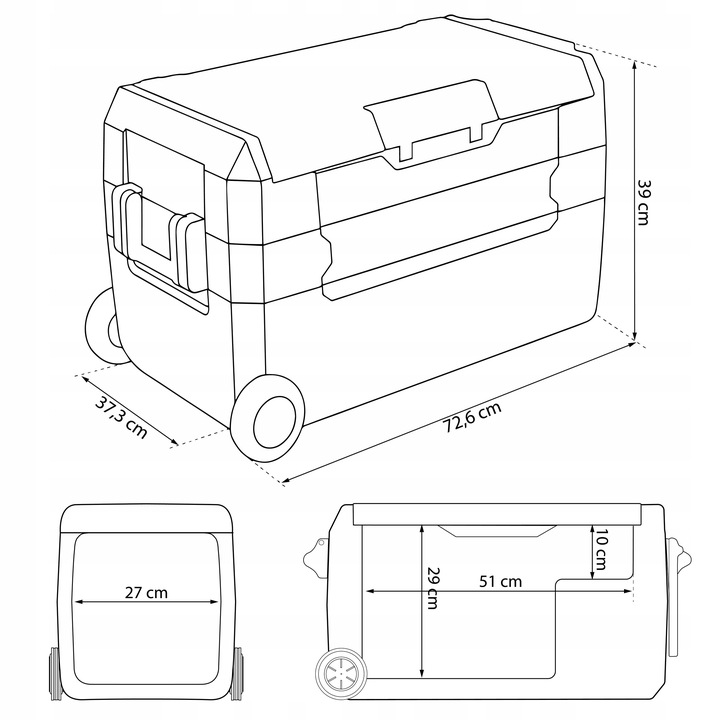 LODÓWKA KOMPRESOROWA TURYSTYCZNA SAMOCHODOWA ZAMRAŻARKA ICEMAX 32L