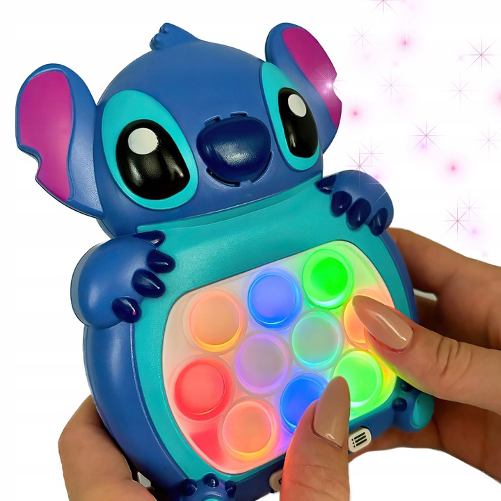 POP IT POPIT GRA Z LILO AND STITCH ELEKTRYCZNA ANTYSTRESOWA ZRĘCZNOŚCIOWA