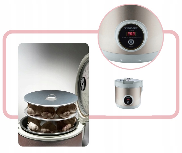 GARNEK DO FERMENTACJI CZARNEGO CZOSNKU TIROSS 5L TS904