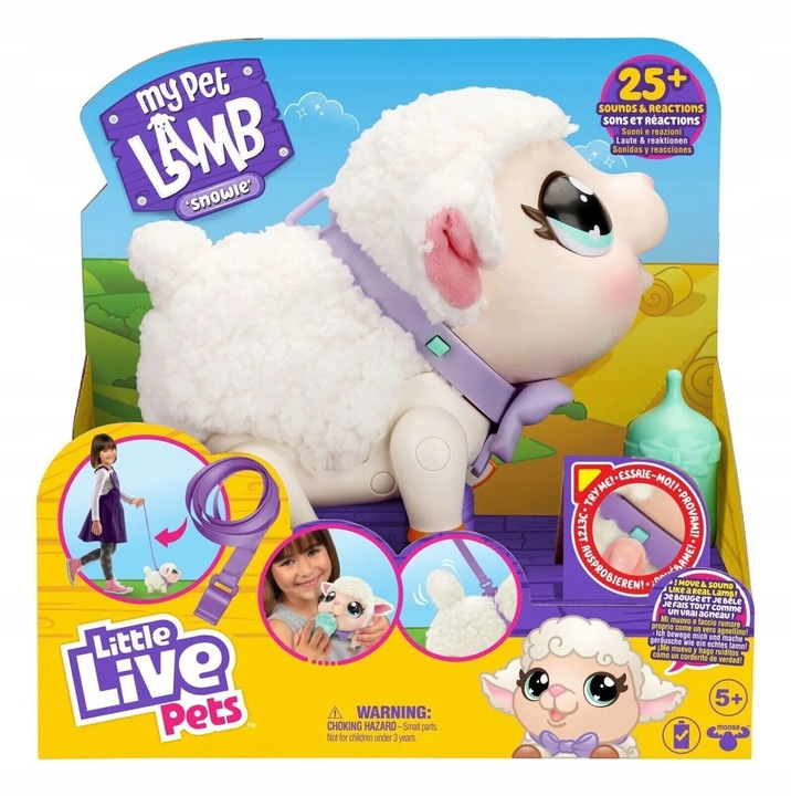Moose Little Live Pets Owieczka Baranek Zwierzątko Interaktywne 26476