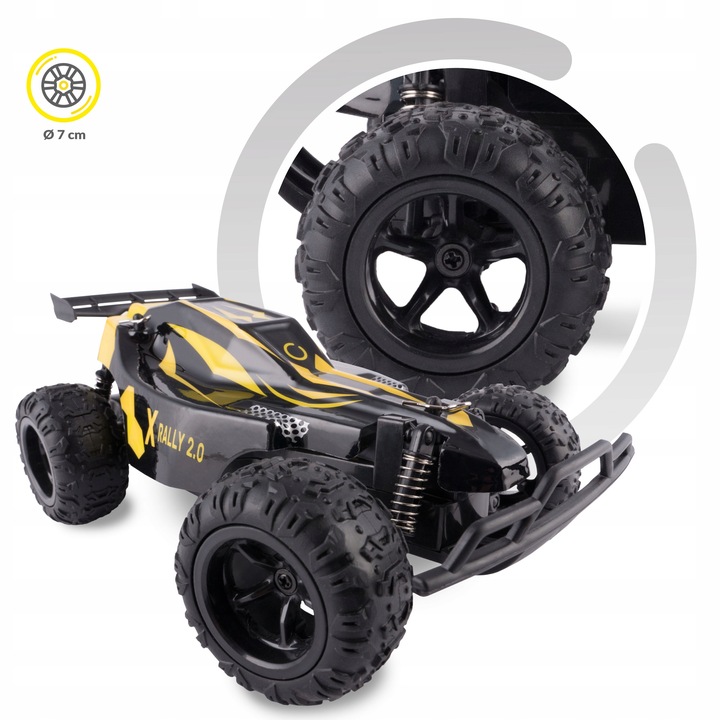 Samochód zdalnie sterowany zasięg RC 30min 100m NAPĘD na TYŁ dla DZIECI 8+