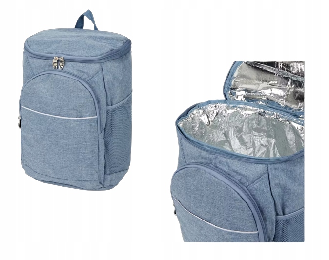 PLECAK TERMICZNY na plaże piknik 14l + WKŁADY CHŁ.