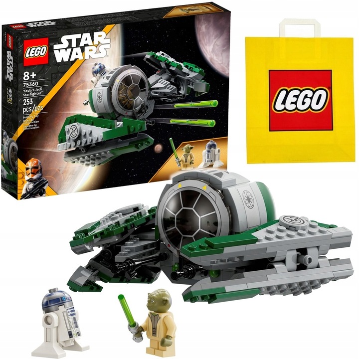 LEGO 75360 STAR WARS Statek Myśliwiec JEDI YODA