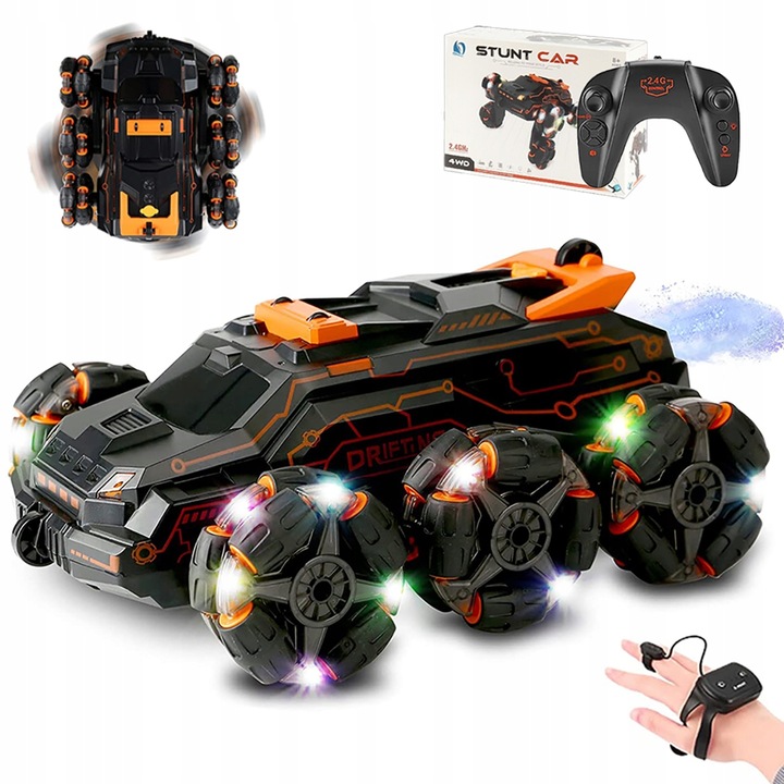 SAMOCHÓD ZDALNIE LED STEROWANY RĘKĄ GESTAMI +PILOT