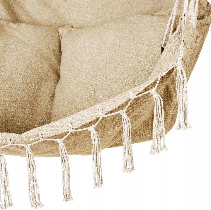 FOTEL WISZĄCY KRZESŁO BRAZYLIJSKIE HUŚTAWKA HAMAK BOHO SOIS XXL OUTTEC