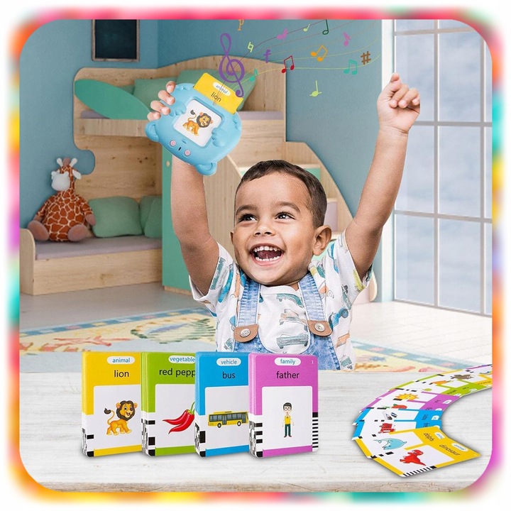 CZYTNIK KART DO WCZESNEJ NAUKI JĘZYKA ANGIELSKIEGO DLA DZIECI XL 510 SŁÓWEK