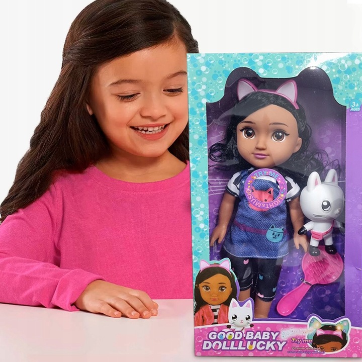 Koci Domek Gabi Dużą Interaktywna Lalka Gabby 35 cm Dla Dzieci Prezent XL