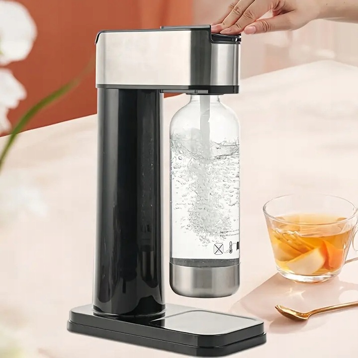 SATURATOR DO WODY GAZOWANEJ KT-150, 1L BEZPRZEWODOWY, BEZPRĄDOWY, Z BUTELKĄ