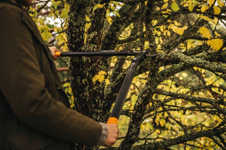 FISKARS POWERGEAR Sekator ogrodowy L78 nożycowy dwuręczny do gałęzi 69cm